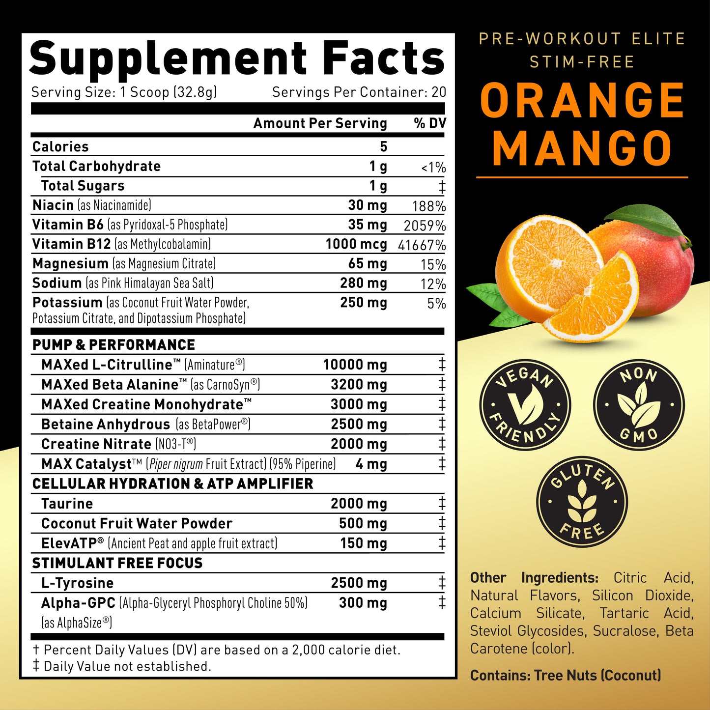 Pre-Workout Elite Stimulant Free