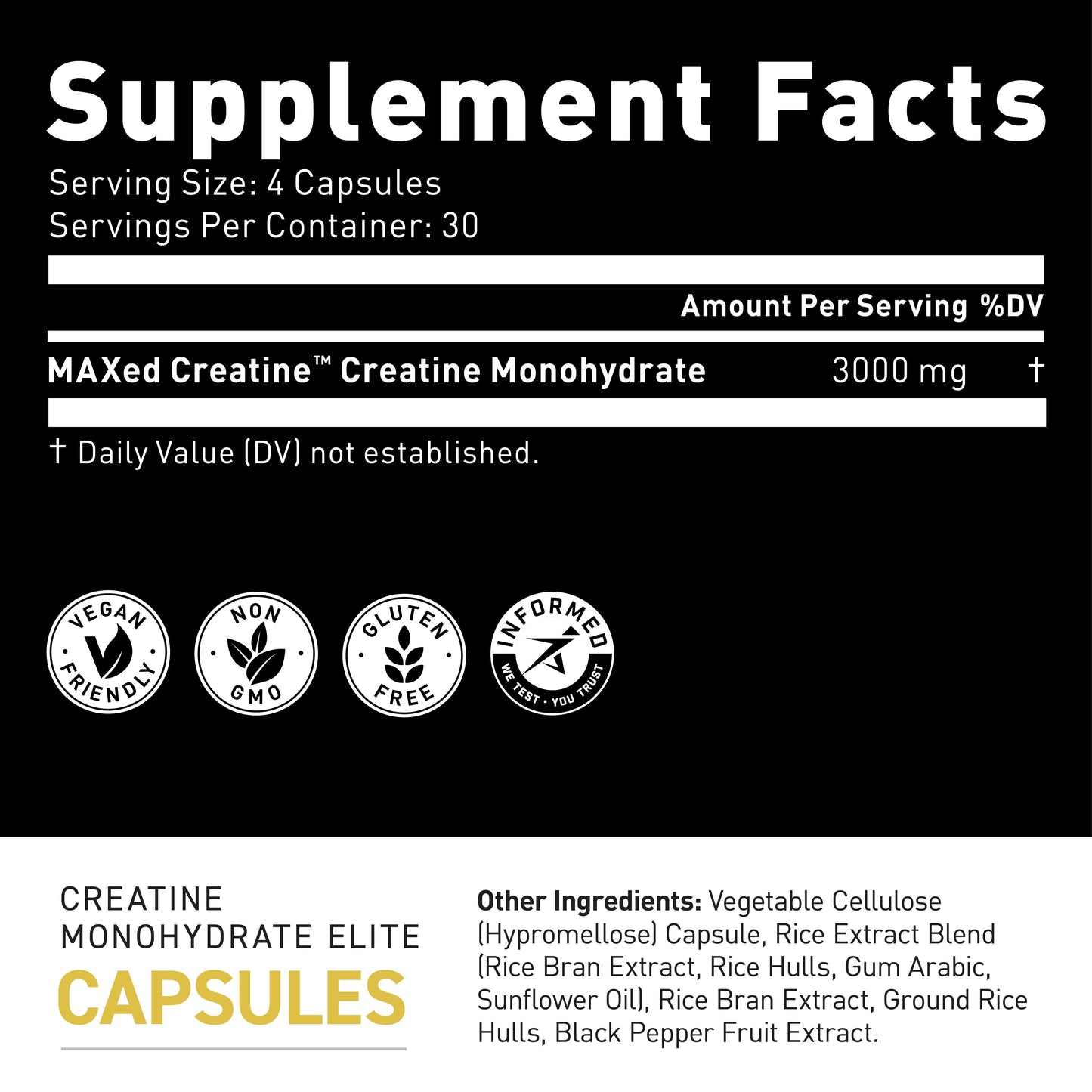 Creatine Monohydrate Elite