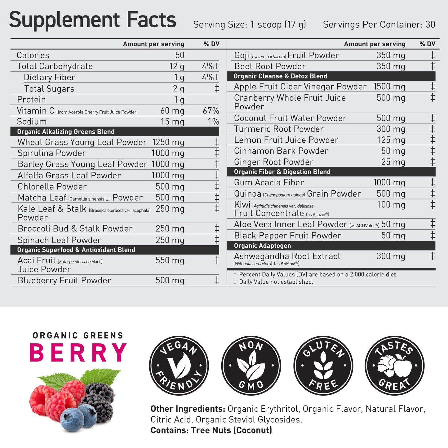 Organic Greens (Outlive 100)